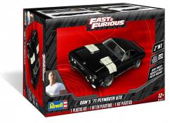 Dominic's 1971 Plymouth GTX Fast & Furious 1:25 Model Kit