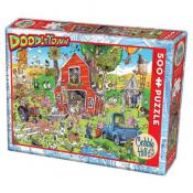 Cobble Hill - 500 pc. Puzzle - Doodletown: Farmyard Folly