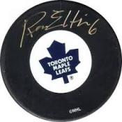 Ron Ellis Autographed Puck