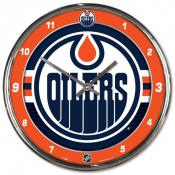 Edmonton Oilers 12 Inch Round Clock
