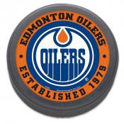 Edmonton Oilers Hockey Puck (Packaged)