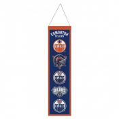 Edmonton Oilers 8 x 32 Wool Banner