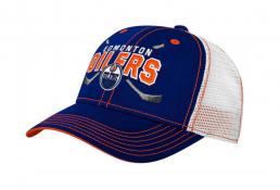 Edmonton Oilers Youth Trucker Mesh Hat