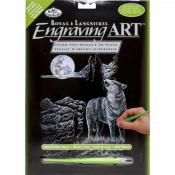 Royal & Langnickel Engraving Art - Wolf Moon (Silver)