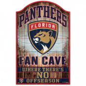 Florida Panthers 11 x 17 Wood Fan Cave Sign
