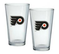 Philadelphia Flyers 2 pack 16oz Mixing Glasses