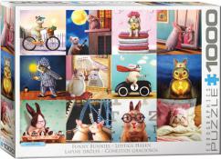 Eurographics - 1000 pc. Puzzle - Funny Bunnies