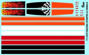 Gofer Decals - #11070 Racing Stripes and Panels