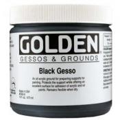 Golden Black Gesso 16 oz.