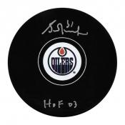Grant Fuhr Autographed Puck