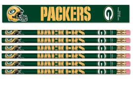Green Bay Packers 6 Pack Pencil Set