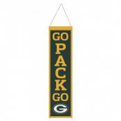 Green Bay Packers 8 x 32 Wool Banner