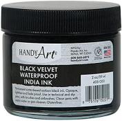 Handy Art - Black Velvet Waterproof India Ink 2 oz.