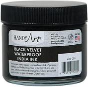 Handy Art - Black Velvet Waterproof India Ink 1 oz.