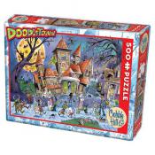 Cobble Hill - 500 pc. Puzzle - Doodletown: Haunted House