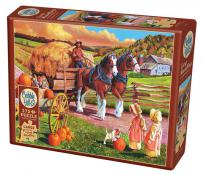 Cobble Hill - 275 pc. Puzzle - Hay Wagon