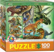 Eurographics - 100 pc. Puzzle - Herbivorous Dinosaurs