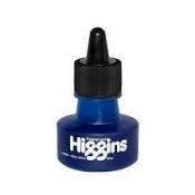 Higgins Blue Waterproof Drawing Ink
