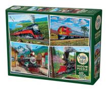 Cobble Hill - 1000 pc. Puzzle - Historic Locomotives