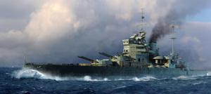 HMS Valiant 1939 1:700 Model Kit