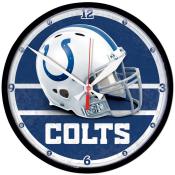 Indianapolis Colts 12 inch Round Clock