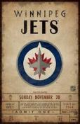 Winnipeg Jets Ticket Canvas