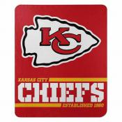 Kansas City Chiefs Fleece Throw