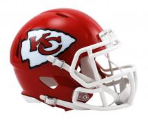 Kansas City Chiefs Riddle Speed Mini Football Helmet