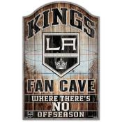 Los Angeles Kings 11 x 17 Wood Fan Cave Sign