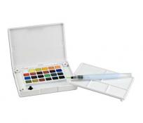 Koi Watercolour Pocket Field Sketch Box 24 Colour Set