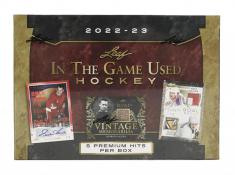 2022-23 Leaf In The Game Used Hockey Hobby Box (Call For Pricing)