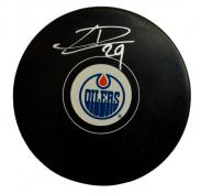 Leon Draisaitl Autographed Puck