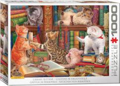 Eurographics - 1000 pc. Puzzle - Library Kittens