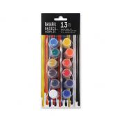 Liquitex BASICS 12-Color Acrylic Paint Pots Set