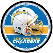 Los Angeles Chargers 12 inch Round Clock