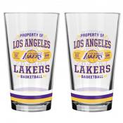 Los Angeles Lakers 2 pack 16 oz. Mixing Glasses