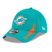 Miami Dolphins 2021 NFL Sideline Home - 39THIRTY Flex Hat