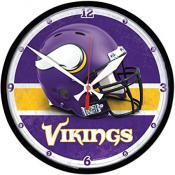 Minnesota Vikings 12 inch Round Clock