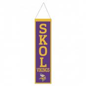 Minnesota Vikings 8 x 32 Wool Banner