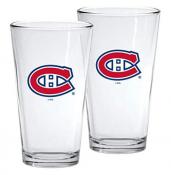 Montreal Canadiens 2 pack 16 oz. Mixing Glasses