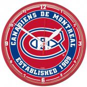 Montreal Canadiens 12 Inch Round Clock
