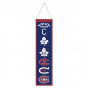 Montreal Canadiens 8 x 32 Wool Banner