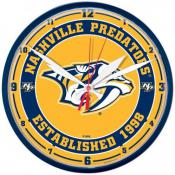 Nashville Predators Round Clock