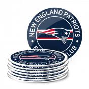 New England Patriots 8-Pack Coaster Set