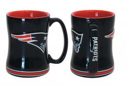 New England Patriots 14 oz. Sculpted Mug