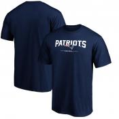 New England Patriots Team Lockup Logo T-Shirt