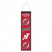 New Jersey Devils 8 x 32 Wool Banner