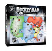NHL Hockey Map 500 pc Puzzle