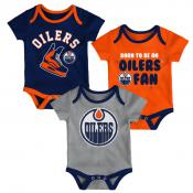 Edmonton Oilers 3 Pack Creeper Set