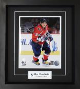 Alex Ovechkin Autographed Framed 8x10 Photo